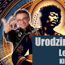 Baner promujący wydarzenie. Nazwa wydarzenia i zdjęcie artysty.