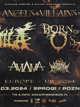 Baner promujący wydarzenie. Nazwa wydarzenia i zdjęcie artystów.