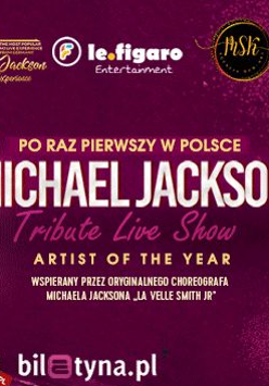 Baner promujący wydarzenie. Nazwa wydarzenia i zdjęcie artysty.