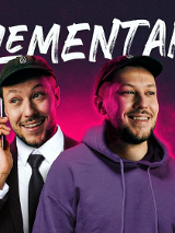 Baner promujący wydarzenie. Nazwa wydarzenia i zdjęcie artysty.