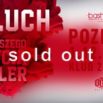 Baner promujący wydarzenie. Nazwa wydarzenia i zdjęcie artysty.