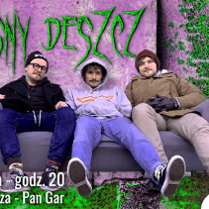 Baner promujący wydarzenie. Nazwa wydarzenia i zdjęcie artystów.