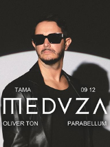 Baner promujący wydarzenie. Nazwa wydarzenia i zdjęcie artysty.