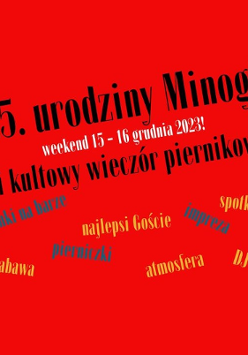 Baner promujący wydarzenie. Nazwa wydarzenia i data.