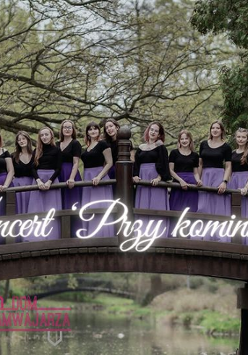 Baner promujący wydarzenie. Nazwa wydarzenia i zdjęcie artystów.