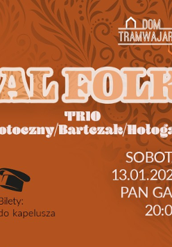 Baner promujący wydarzenie. Nazwa wydarzenia i zdjęcie artystów.