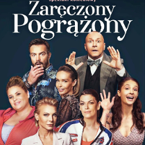 Baner promujący wydarzenie. Nazwa wydarzenia i zdjęcie artystów.