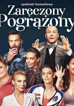 Baner promujący wydarzenie. Nazwa wydarzenia i zdjęcie artystów.