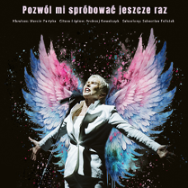 Baner promujący wydarzenie. Nazwa wydarzenia i zdjęcie artystki.