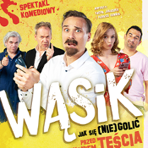 Baner promujący wydarzenie. Nazwa wydarzenia i zdjęcie artystów.