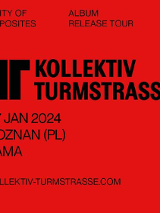 Baner promujący wydarzenie. Nazwa wydarzenia i zdjęcie artystów.