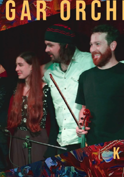 Baner promujący wydarzenie. Nazwa wydarzenia i zdjęcie artystów.