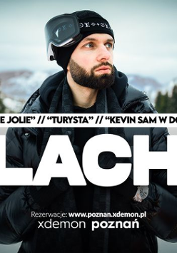 Baner promujący wydarzenie. Nazwa wydarzenia i zdjęcie artysty.