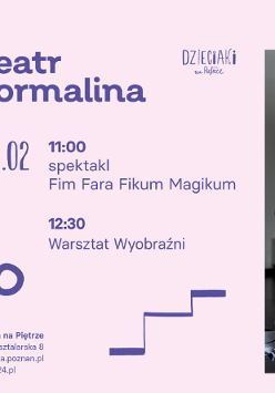 Baner promujący wydarzenie. Nazwa wydarzenia i zdjęcie artystów.