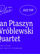 Baner promujący wydarzenie. Nazwa wydarzenia i zdjęcie artysty.