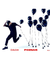 Baner promujący wydarzenie. Nazwa wydarzenia i zdjęcie artysty.