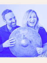 Baner promujący wydarzenie. Nazwa wydarzenia i zdjęcie artystów.