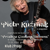 Baner promujący wydarzenie. Nazwa wydarzenia i zdjęcie artysty.