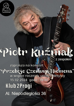 Baner promujący wydarzenie. Nazwa wydarzenia i zdjęcie artysty.