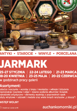 Baner promujący wydarzenie. Nazwa wydarzenia i data.