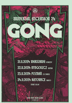 Baner promujący wydarzenie. Nazwa wydarzenia i zdjęcie artystów.