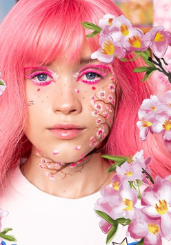 Baner promujący wydarzenie. Nazwa wydarzenia i zdjęcie artystki.