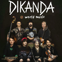 Baner promujący wydarzenie. Nazwa wydarzenia i zdjęcie artystów.