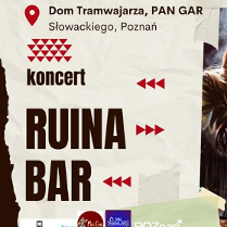 Baner promujący wydarzenie. Nazwa wydarzenia i zdjęcie artystów.