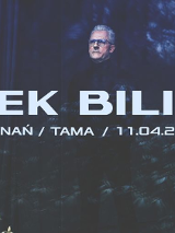 Baner promujący wydarzenie. Nazwa wydarzenia i zdjęcie artysty.