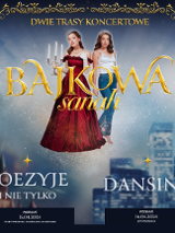 Baner promujący wydarzenie. Nazwa wydarzenia i zdjęcie artystki.