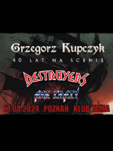 Baner promujący wydarzenie. Nazwa wydarzenia i zdjęcie artystów.