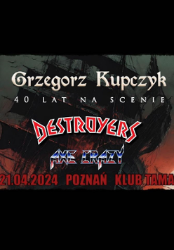 Baner promujący wydarzenie. Nazwa wydarzenia i zdjęcie artystów.