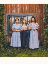 Baner promujący wydarzenie. Nazwa wydarzenia i zdjęcie artystek.