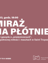 Baner promujący wydarzenie. Nazwa wydarzenia i data.