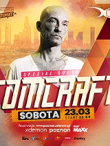 Baner promujący wydarzenie. Nazwa wydarzenia i zdjęcie artysty.