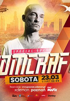 Baner promujący wydarzenie. Nazwa wydarzenia i zdjęcie artysty.