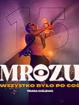 Baner promujący wydarzenie. Nazwa wydarzenia i zdjęcie artysty.