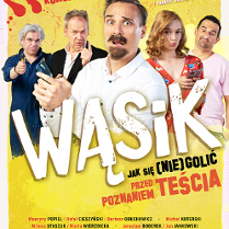 Baner promujący wydarzenie. Nazwa wydarzenia i zdjęcie artystów.