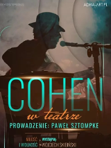 Baner promujący wydarzenie. Nazwa wydarzenia i zdjęcie artysty.