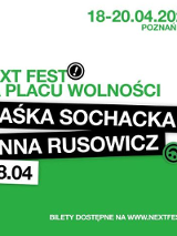 Baner promujący wydarzenie. Nazwa wydarzenia i zdjęcie artystów.