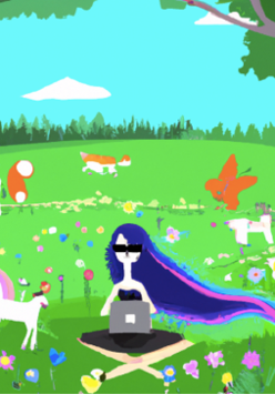 Baner promujący wydarzenie. Graf. Magda Szpecht + AI.