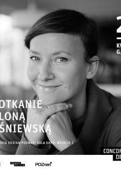 Baner promujący wydarzenie. Nazwa wydarzenia, data i zdjęcie Artystki.