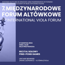 Baner promujący wydarzenie. Nazwa wydarzenia, data i zdjęcie Artystki.