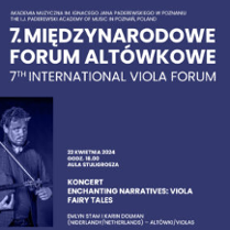 Baner promujący wydarzenie. Nazwa wydarzenia, data i zdjęcie Artystów.