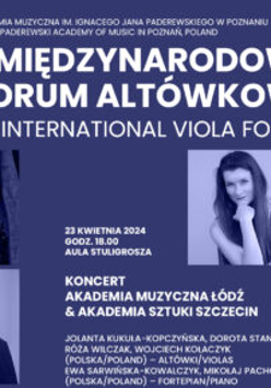 Baner promujący wydarzenie. Nazwa wydarzenia, data i zdjęcie Artystów.