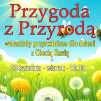 Baner promujący wydarzenie. Nazwa wydarzenia i data.