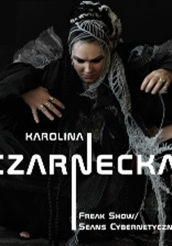 Baner promujący wydarzenie. Nazwa wydarzenia i zdjęcie artystki.