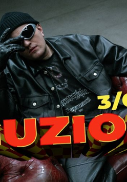 Baner promujący wydarzenie. Nazwa wydarzenia i zdjęcie artysty.