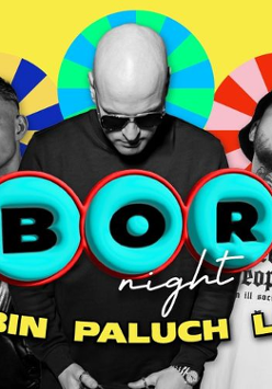 Baner promujący wydarzenie. Nazwa wydarzenia i zdjęcie artystów.