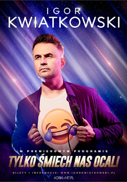 Baner promujący wydarzenie. Nazwa wydarzenia i zdjęcie artysty.